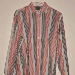 TD Thomas Dean Casual Shirt Button Down Shirt